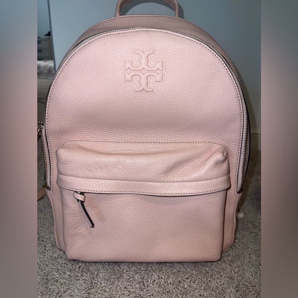 Tory Burch Pink Leather Backpack